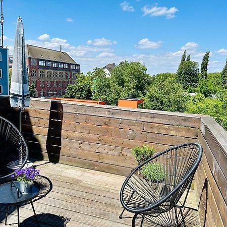Feelslikehome - Urbane Altbauwohnung Mit Dachterasse& Parkplatz Bochum Esterno foto